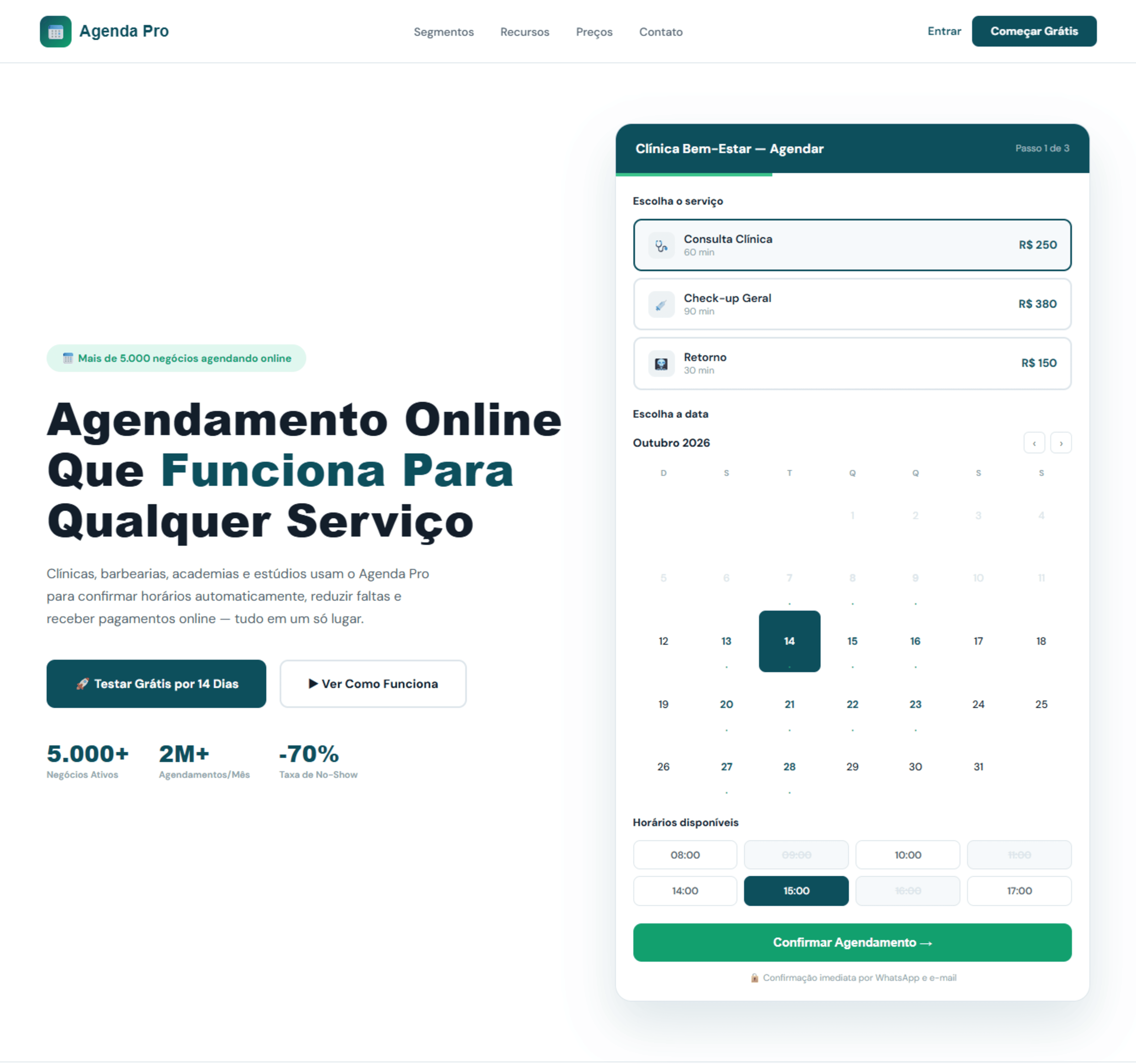 Guia Completo para Sites de Agendamento de Consultas Online — Análise Estratégica do Projeto "Agenda Pro"
