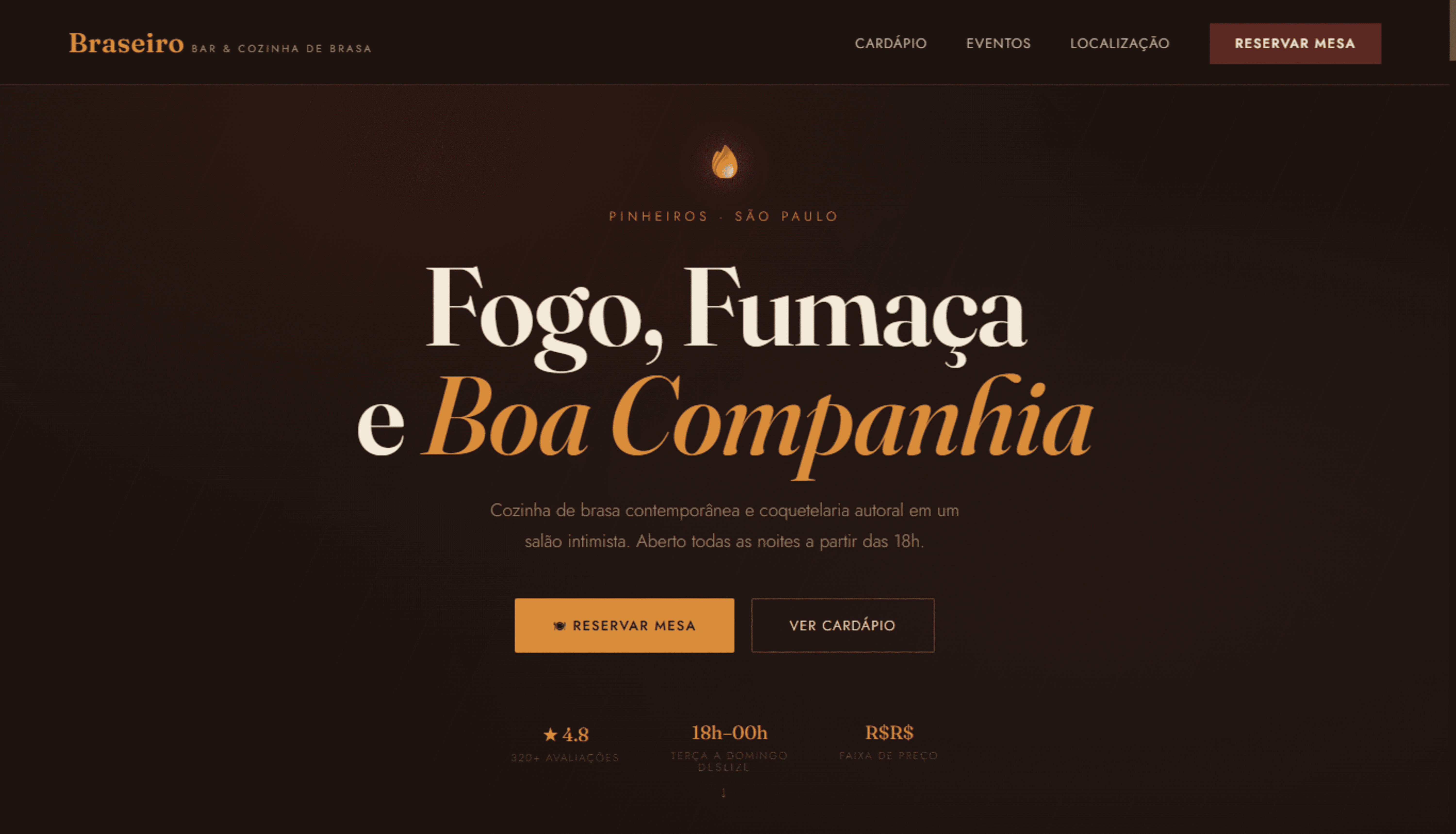 Braseiro — Bar & Cozinha de Brasa