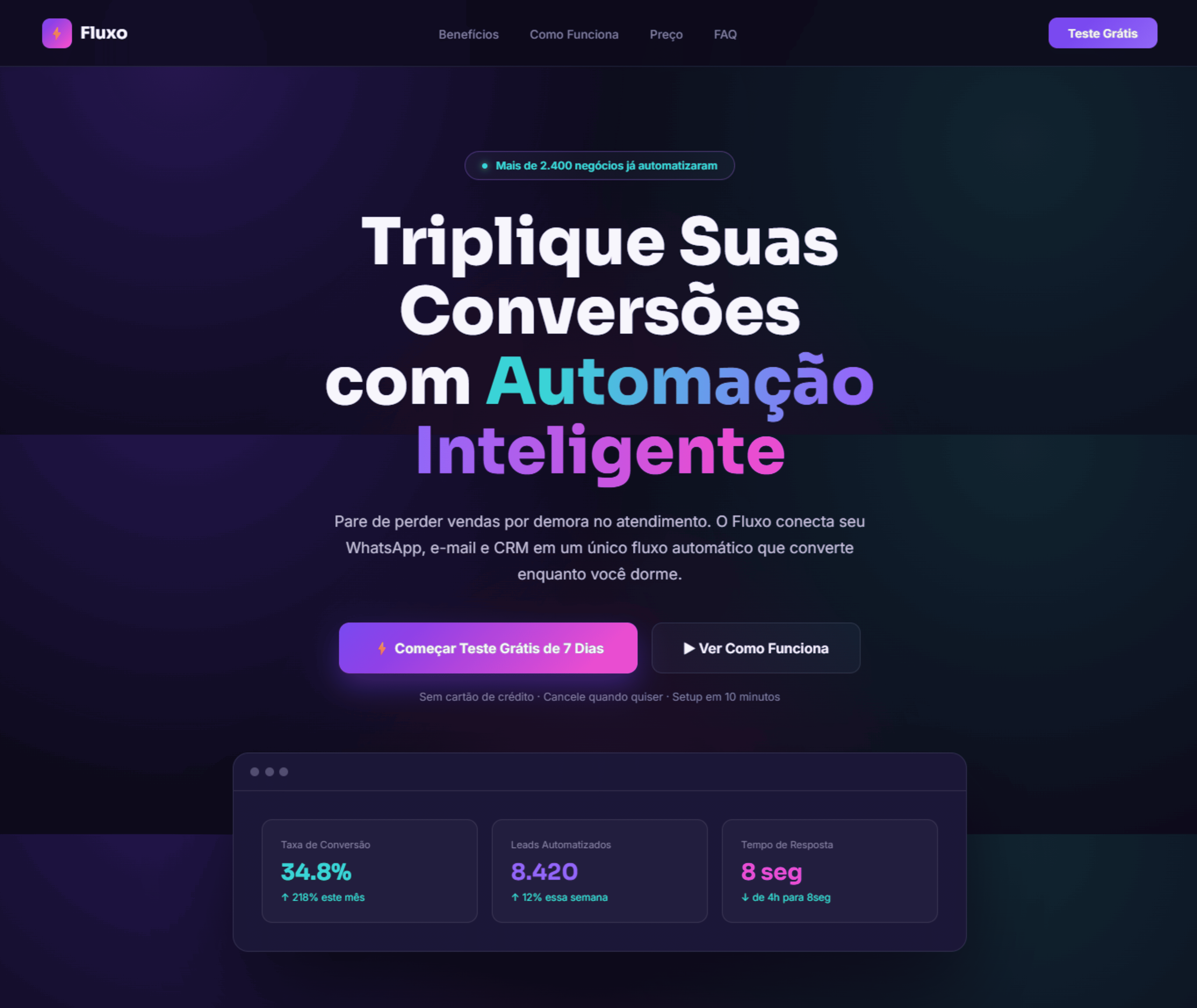 Fluxo — Automação de Marketing Inteligente