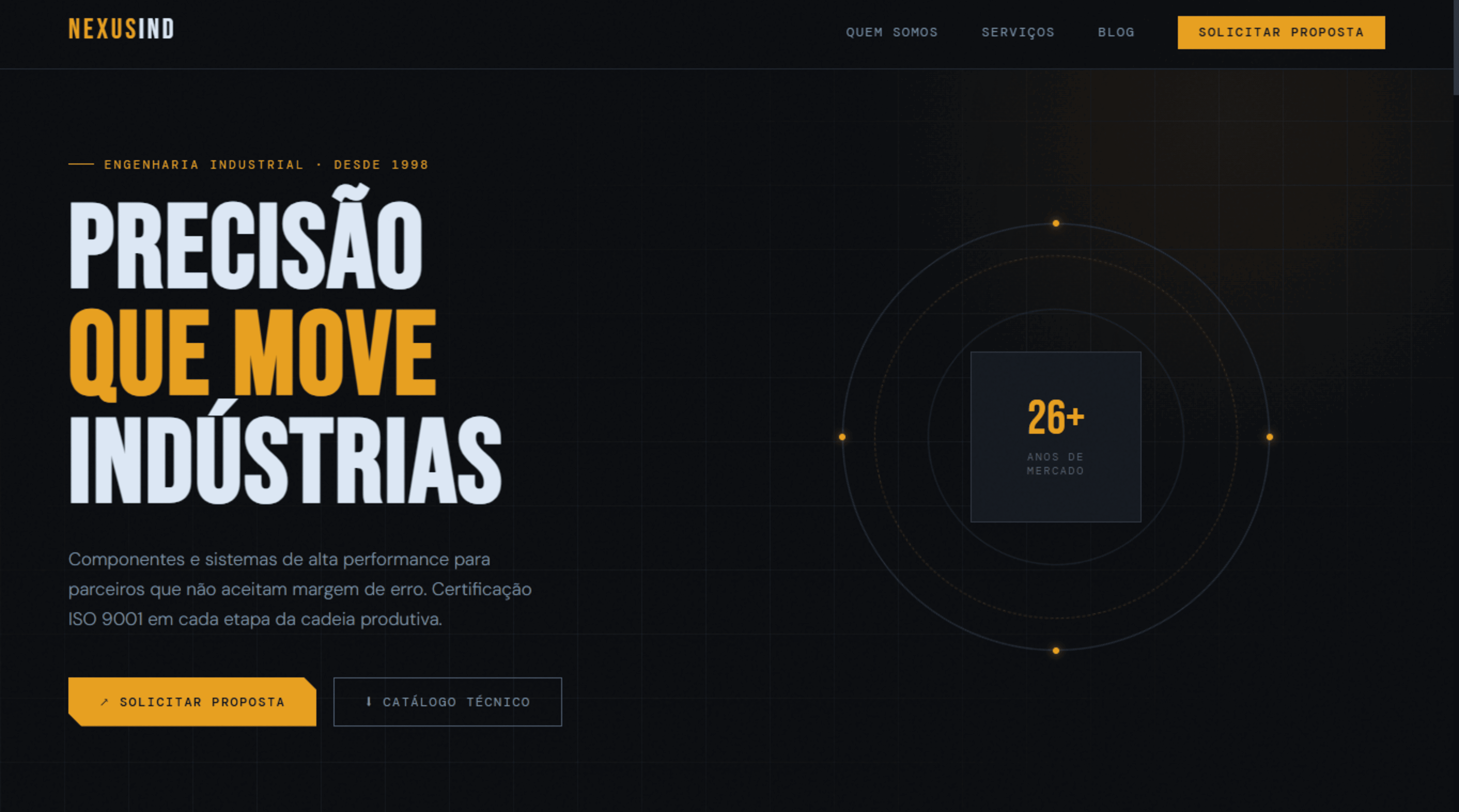 NEXUS INDUSTRIAL — Engenharia de Alta Performance